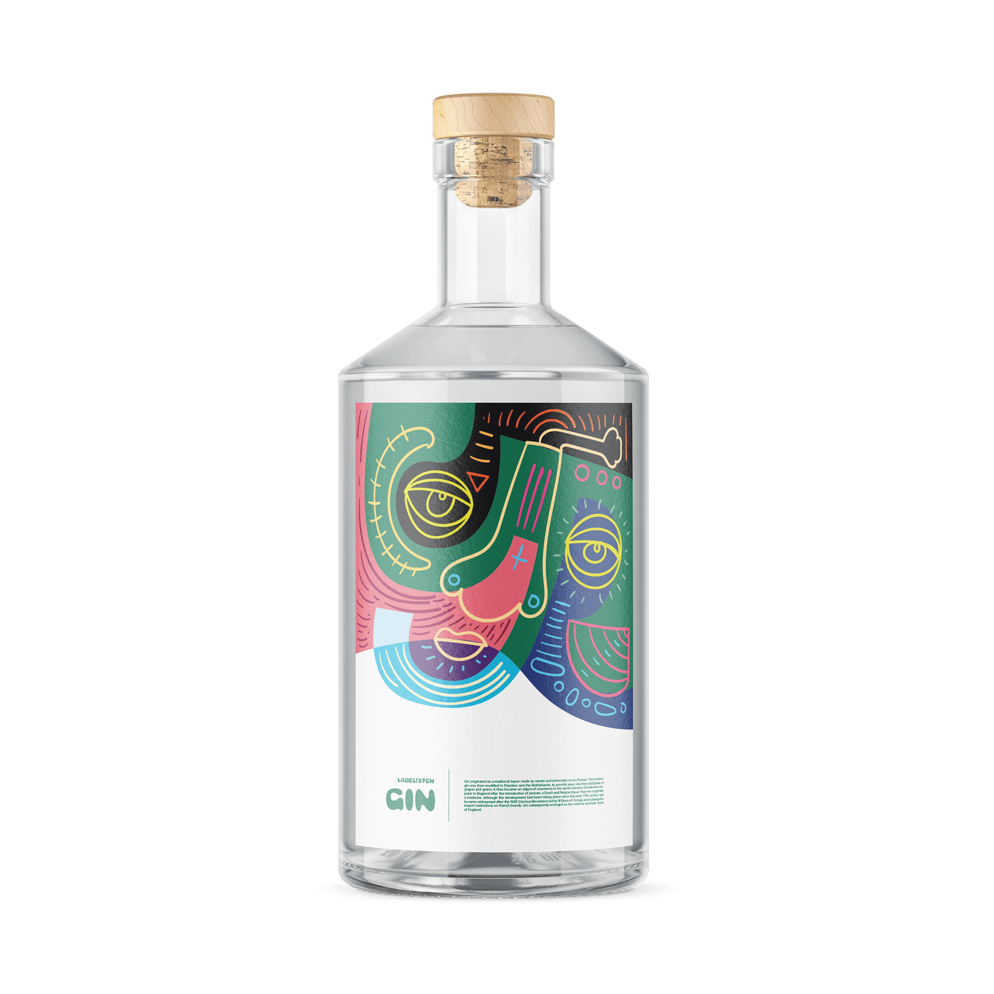 Ginetiketten für dein Produkt