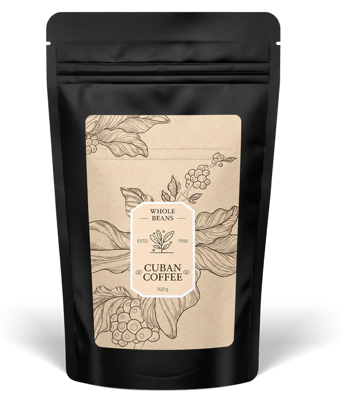 Kaffee-Etikett – Design Cuban Coffee