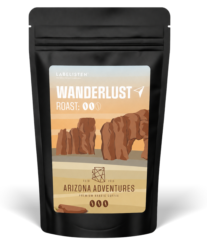 Kaffee-Etikett – Design Wanderlust