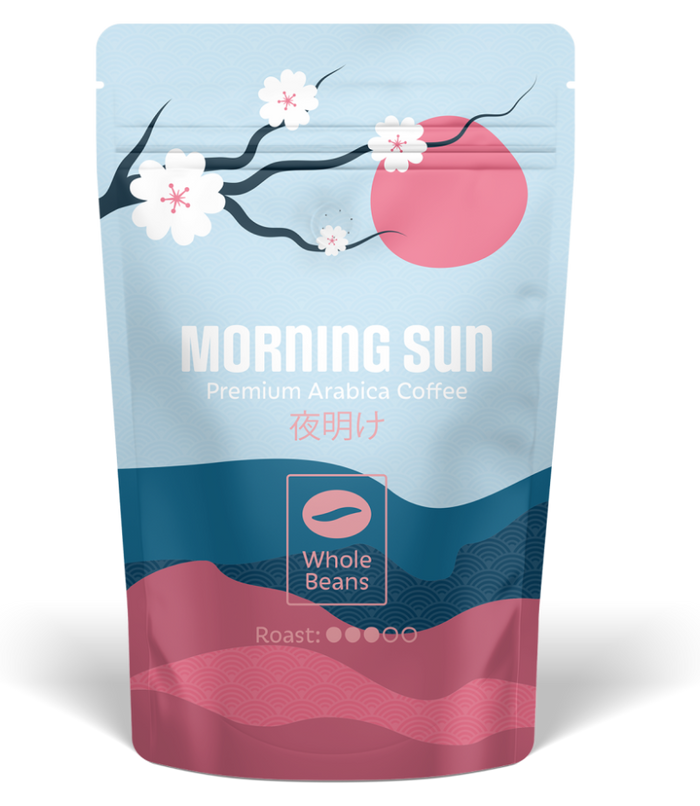Standbodenbeutel für Kaffee – Design Morning Sun